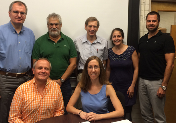 Photo of the Medicine by Design endogenous repair team, led by Michael Sefton.